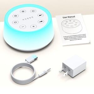 Compact Night Light & White Noise Device